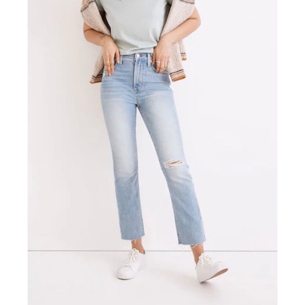 Madewell The Perfect Vintage Jean Size 26 Petite Blue High Rise Boho Chic Denim